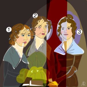 Brontë systers illustrated by Antonio Penalver