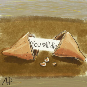 Fortune cookie, illustrated by Antonio Penalver