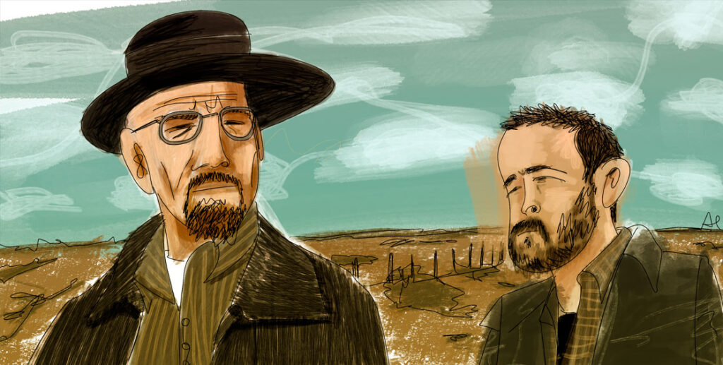 Breaking bad illustrated by Antonio Penalver