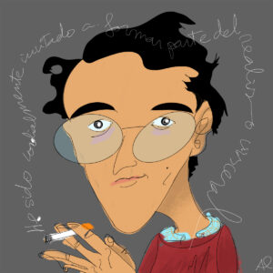 Bolaño illustrated by Antonio Penalver